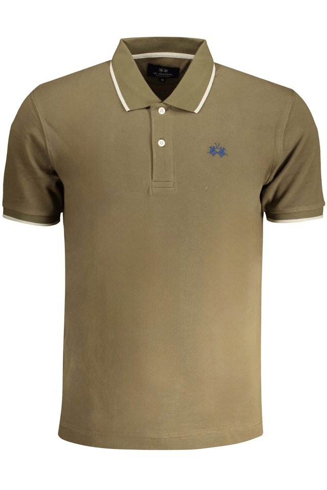 9042LA MARTINA POLO MANICHE CORTE UOMO VERDE