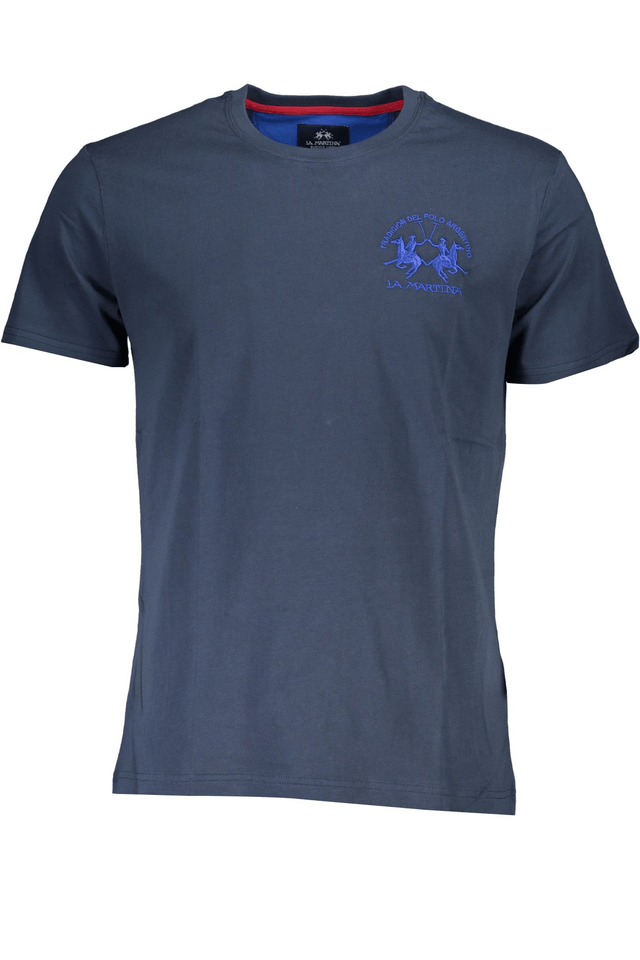 4864LA MARTINA T-SHIRT MANICHE CORTE UOMO BLU