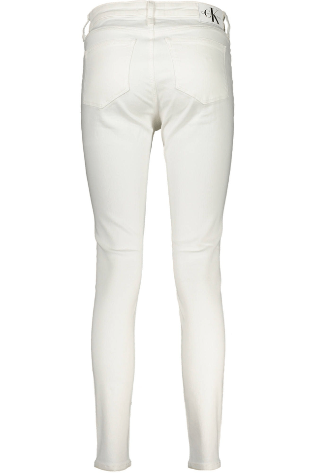 4188CALVIN KLEIN JEANS DENIM DONNA BIANCO