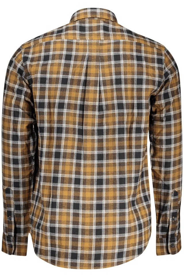 10667TIMBERLAND CAMICIA MANICHE LUNGHE UOMO MARRONE