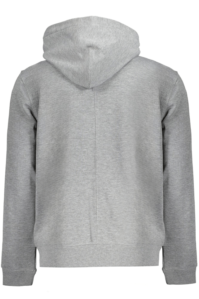 10552CALVIN KLEIN FELPA CON ZIP UOMO GRIGIO