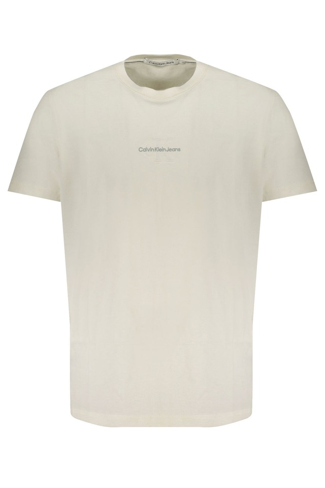 9778CALVIN KLEIN T-SHIRT MANICHE CORTE UOMO BIANCO