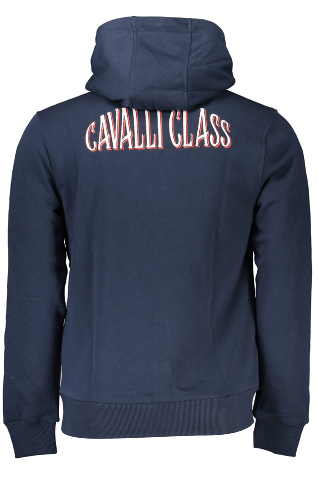 4125CAVALLI CLASS FELPA CON ZIP UOMO BLU
