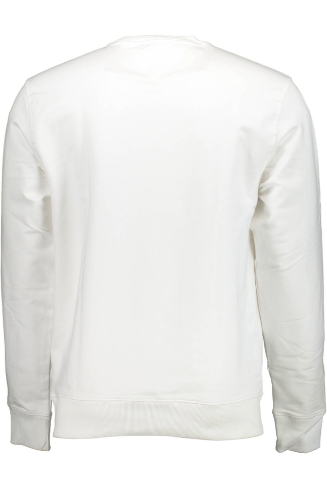 402TOMMY HILFIGER FELPA SENZA ZIP UOMO BIANCO