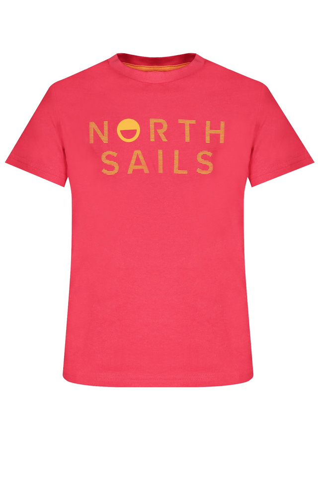 8397NORTH SAILS T-SHIRT MANICHE CORTE BAMBINO ROSSO