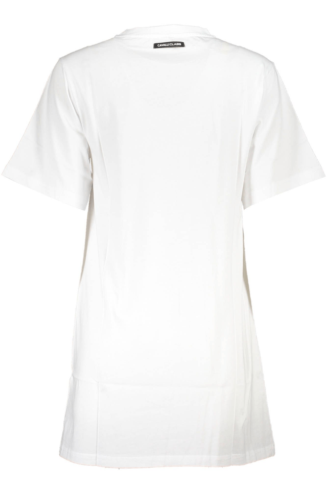 4082CAVALLI CLASS ABITO CORTO DONNA BIANCO