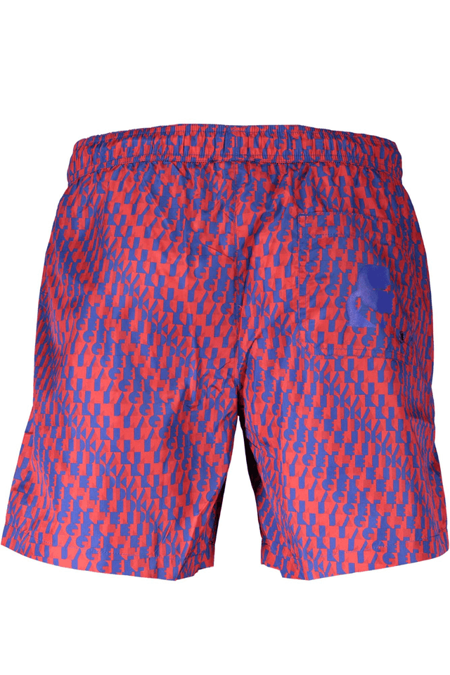 1037KARL LAGERFELD BEACHWEAR COSTUME PARTE SOTTO UOMO ROSSO