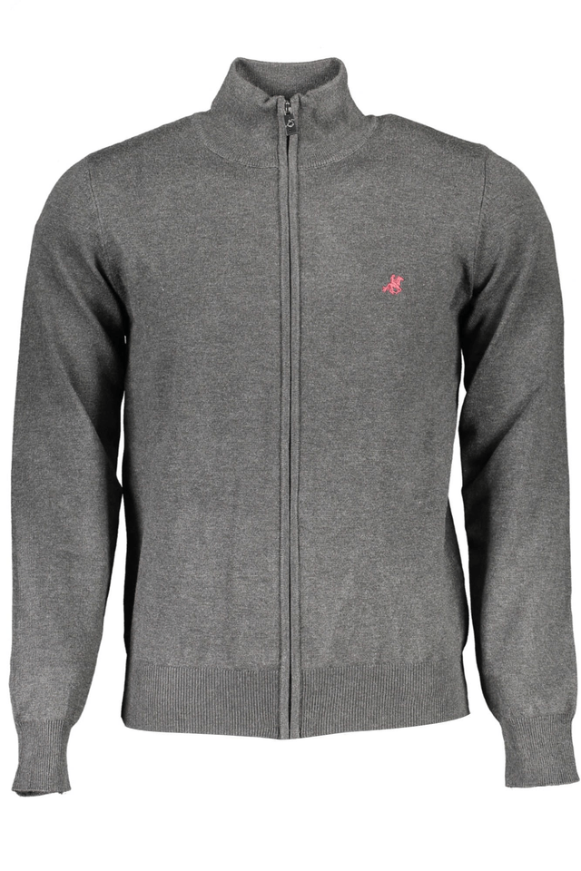 2399U.S. GRAND POLO CARDIGAN UOMO GRIGIO