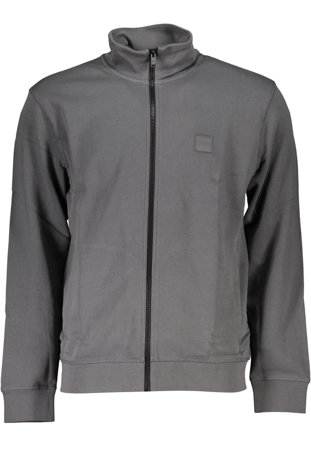 7604HUGO BOSS FELPA CON ZIP UOMO GRIGIO