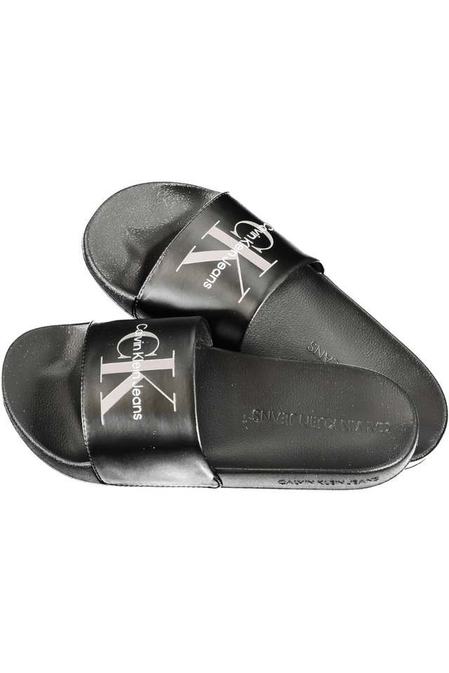 9855CALVIN KLEIN CALZATURA CIABATTA DONNA NERO