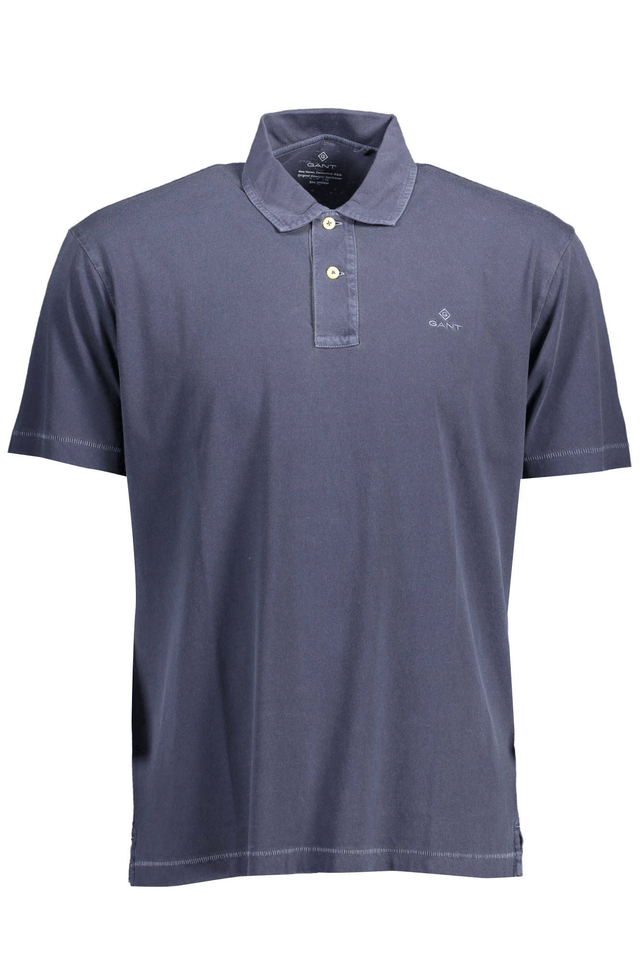 1731GANT POLO MANICHE CORTE UOMO BLU