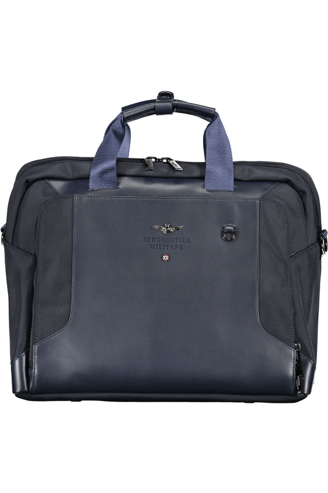 6738AERONAUTICA MILITARE CARTELLA UOMO BLU