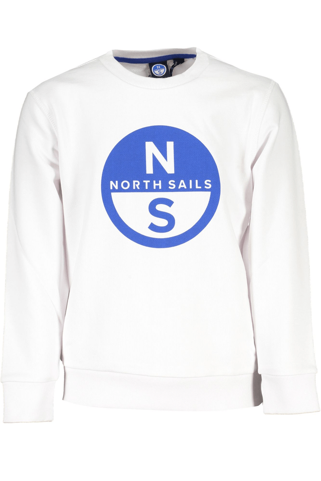 8403NORTH SAILS FELPA SENZA ZIP BAMBINO BIANCO