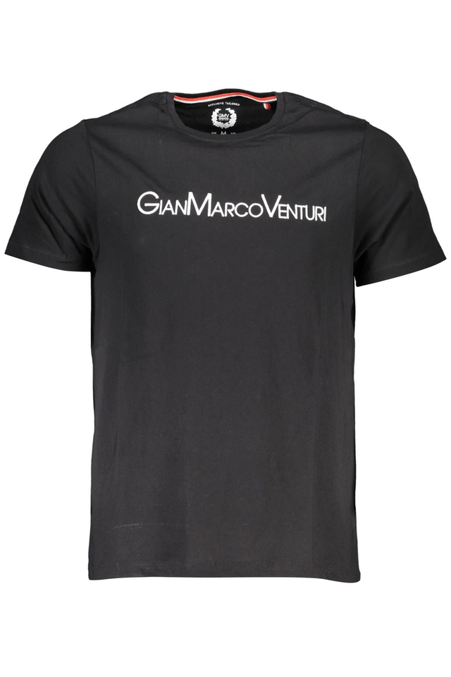 4032GIAN MARCO VENTURI T-SHIRT MANICHE CORTE UOMO NERO