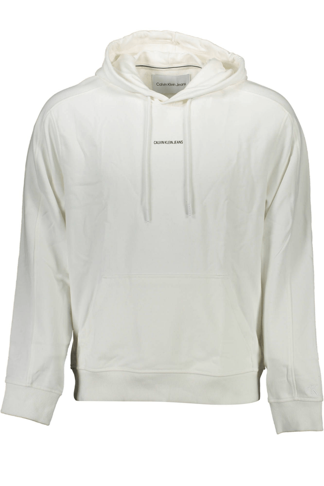 1261CALVIN KLEIN FELPA SENZA ZIP UOMO BIANCO