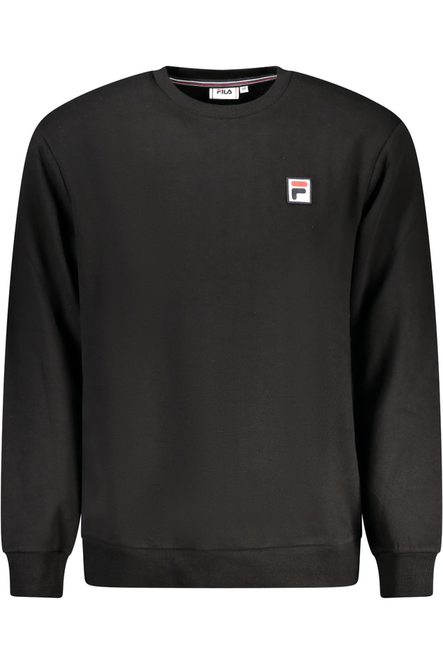 10527FILA FELPA SENZA ZIP UOMO NERO