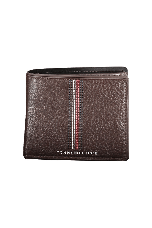 10423TOMMY HILFIGER PORTAFOGLIO UOMO MARRONE