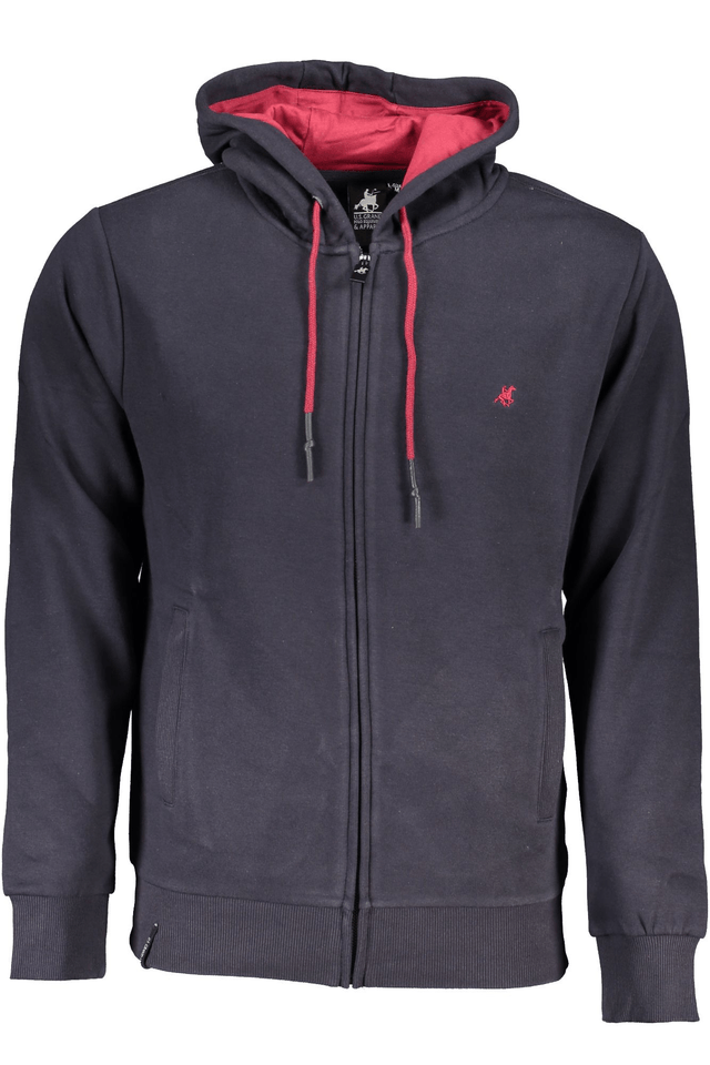 6636U.S. GRAND POLO FELPA CON ZIP UOMO BLU