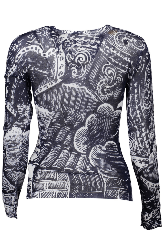 1063DESIGUAL MAGLIA DONNA BLU