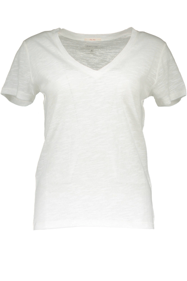 575GANT T-SHIRT MANICHE CORTE DONNA BIANCO
