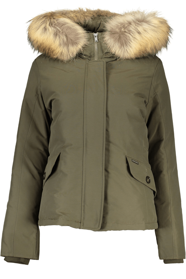 5396WOOLRICH GIUBBOTTO DONNA VERDE