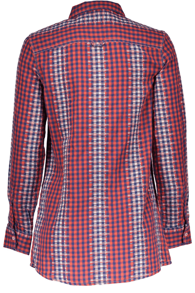 680LEE CAMICIA MANICHE LUNGHE UOMO ROSSO