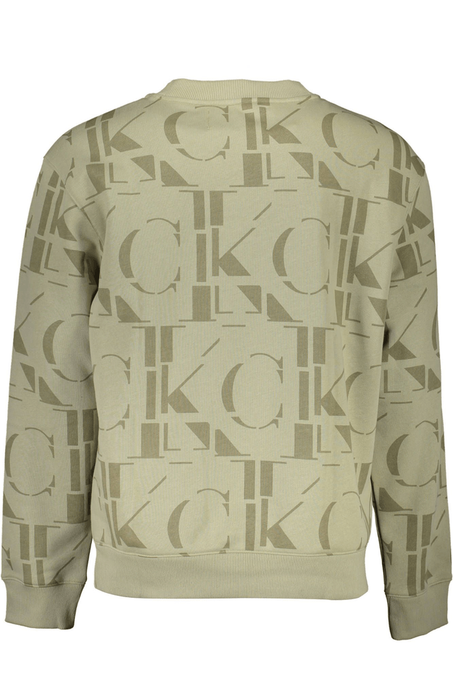 1777CALVIN KLEIN FELPA SENZA ZIP UOMO VERDE