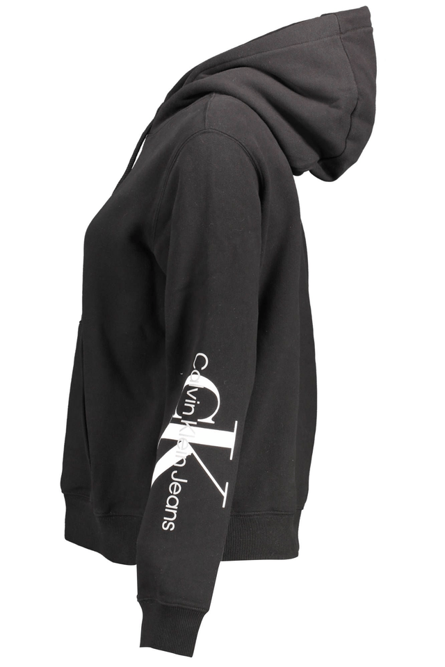 1849CALVIN KLEIN FELPA SENZA ZIP DONNA NERO