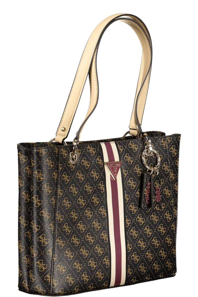 10470GUESS JEANS BORSA DONNA MARRONE