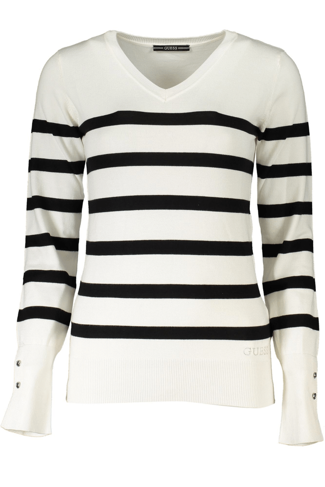 7534GUESS JEANS MAGLIA DONNA BIANCO
