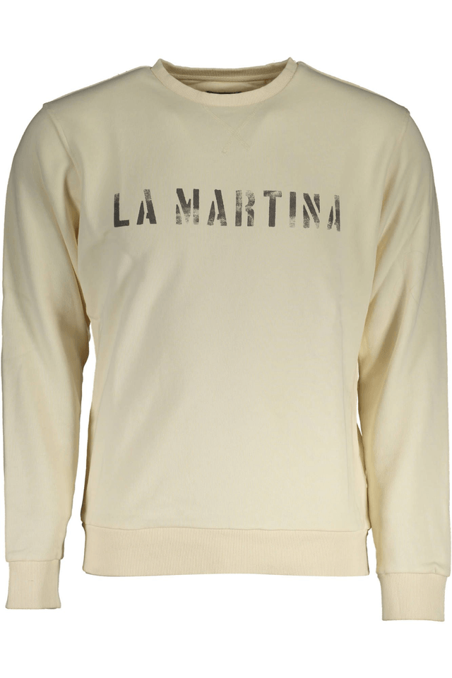 2735LA MARTINA FELPA SENZA ZIP UOMO BIANCO