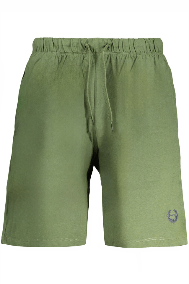 9627GIAN MARCO VENTURI PANTALONE SHORT UOMO VERDE