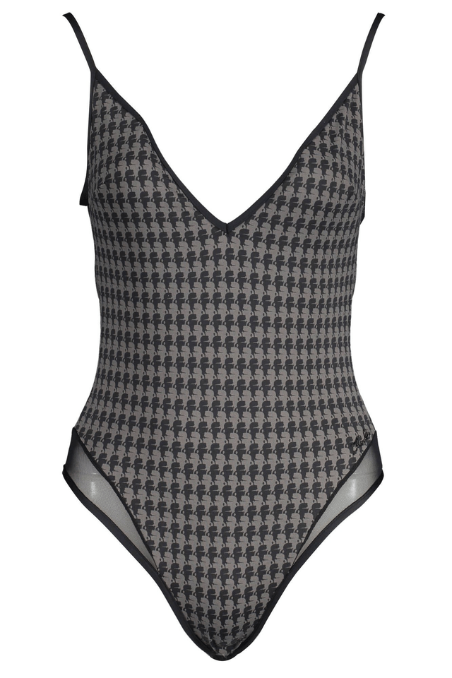 80KARL LAGERFELD BEACHWEAR COSTUME INTERO DONNA NERO