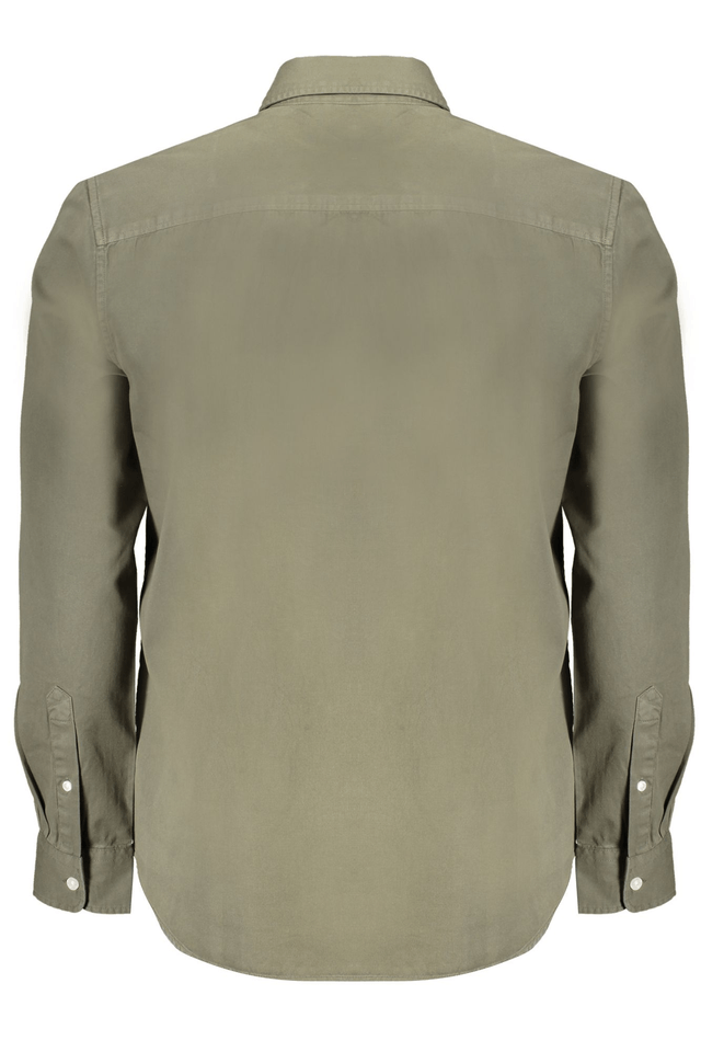 8716NORTH SAILS CAMICIA MANICHE LUNGHE UOMO VERDE