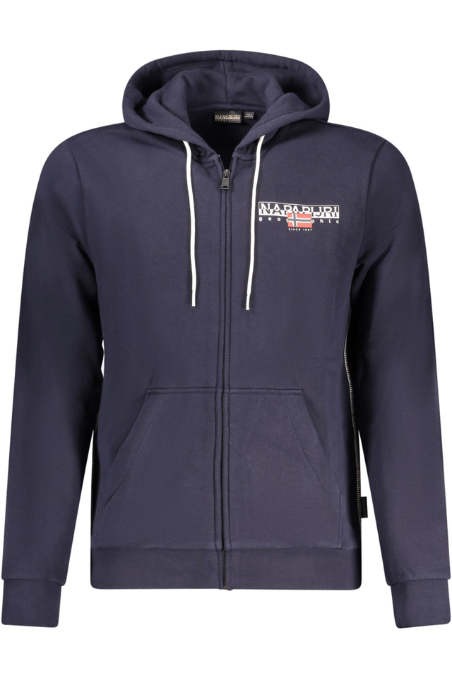 10354NAPAPIJRI FELPA CON ZIP UOMO BLU