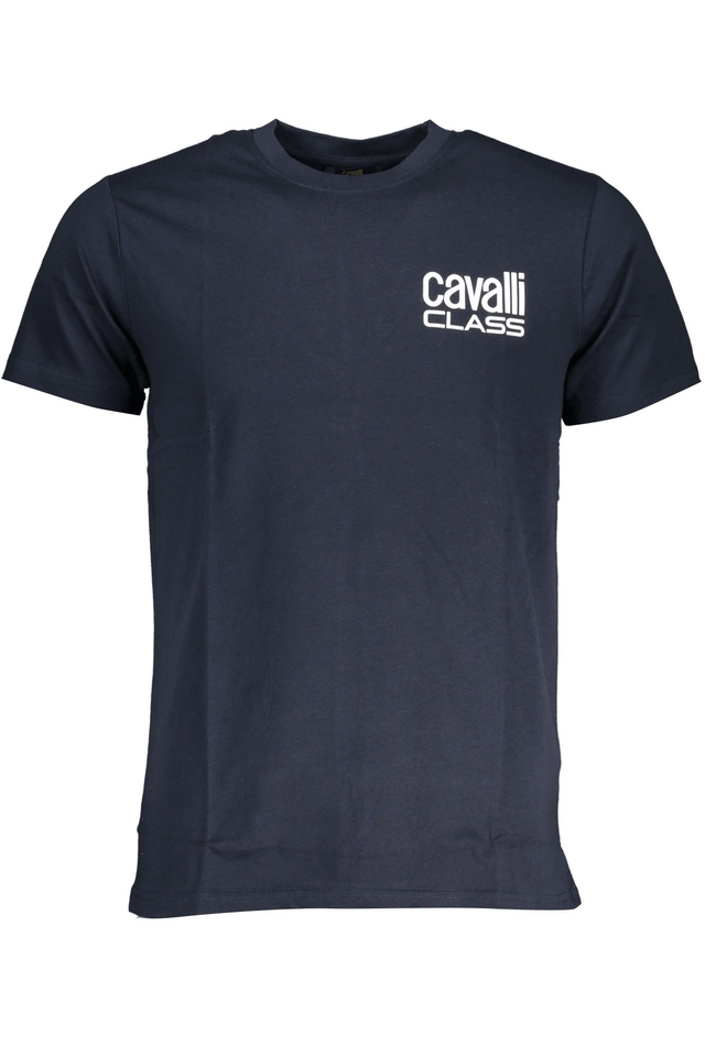 7846CAVALLI CLASS T-SHIRT MANICHE CORTE UOMO BLU