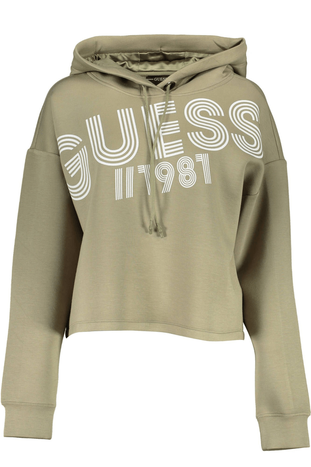 260GUESS JEANS FELPA SENZA ZIP DONNA VERDE