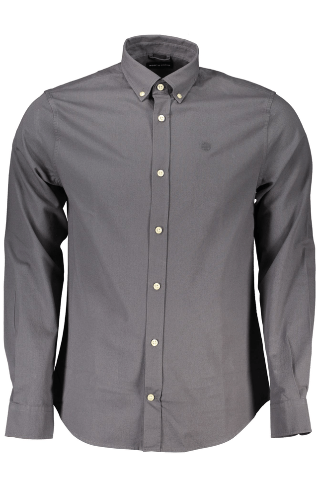 5219NORTH SAILS CAMICIA MANICHE LUNGHE UOMO GRIGIO