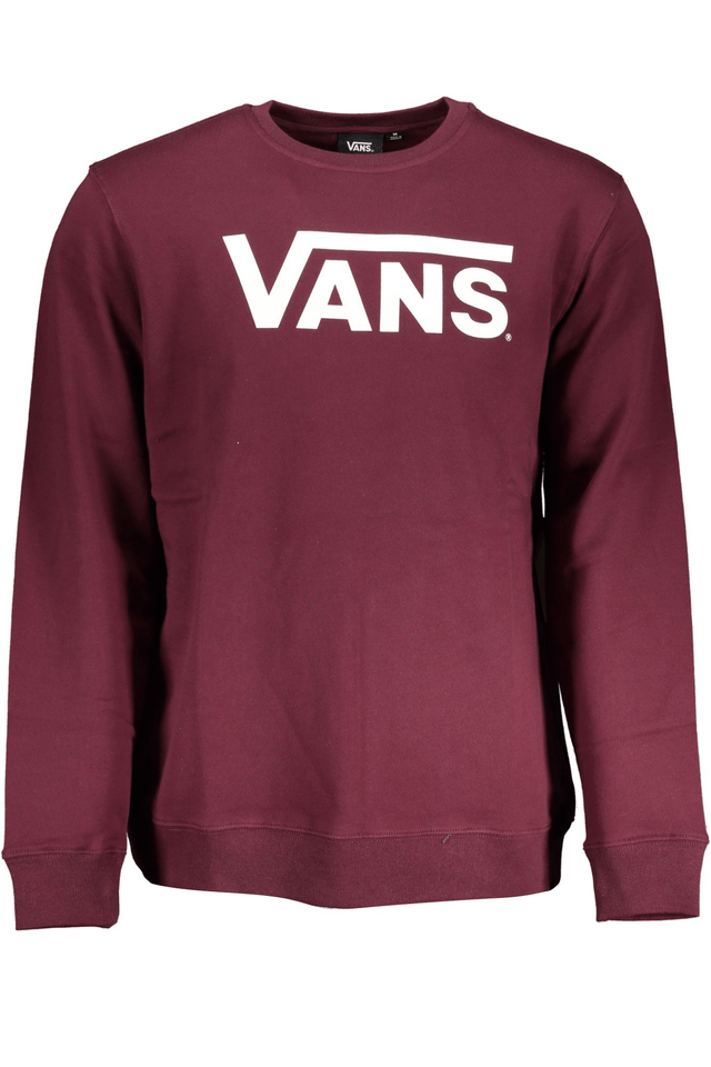 7537VANS FELPA SENZA ZIP UOMO ROSSO