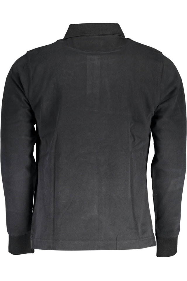 2720LA MARTINA POLO MANICHE LUNGHE UOMO NERO