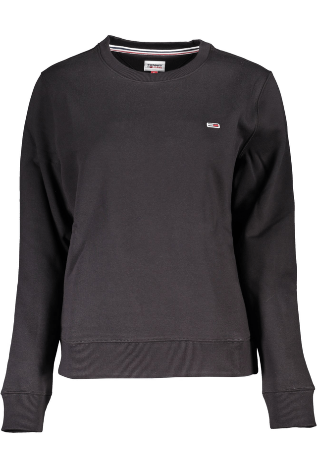 4805TOMMY HILFIGER FELPA SENZA ZIP DONNA NERO