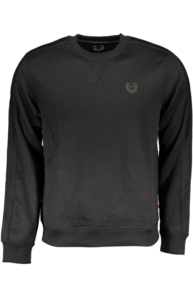 6139GIAN MARCO VENTURI FELPA SENZA ZIP UOMO NERO