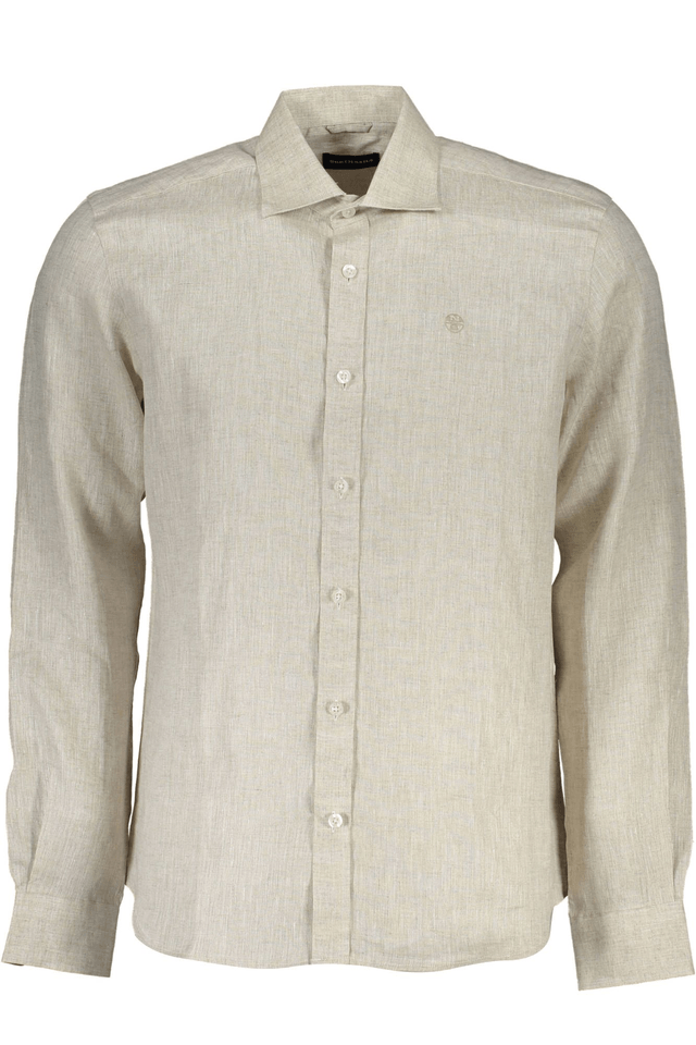 4283NORTH SAILS CAMICIA MANICHE LUNGHE UOMO BEIGE