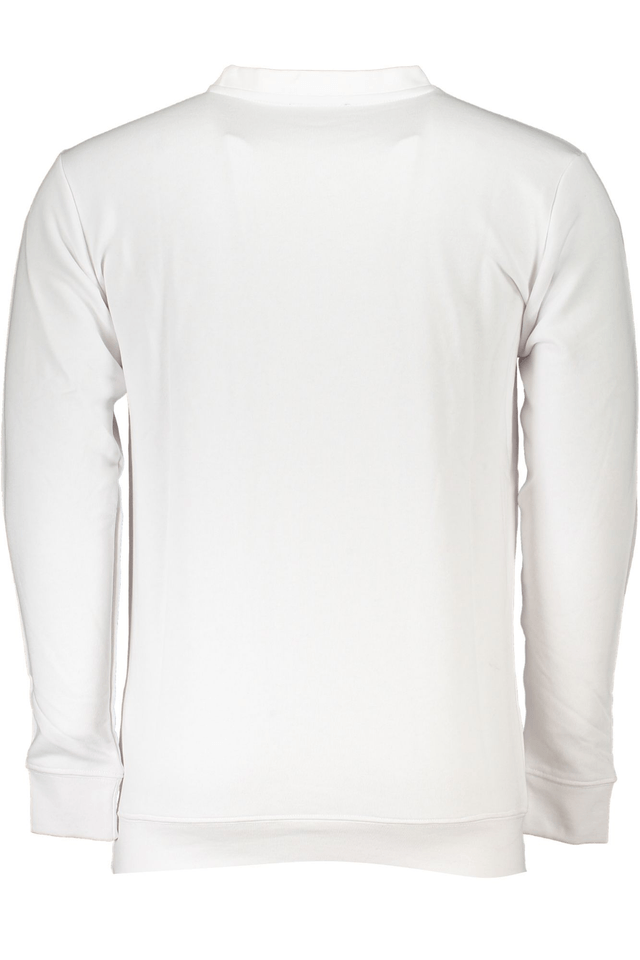 6814CAVALLI CLASS FELPA SENZA ZIP UOMO BIANCO