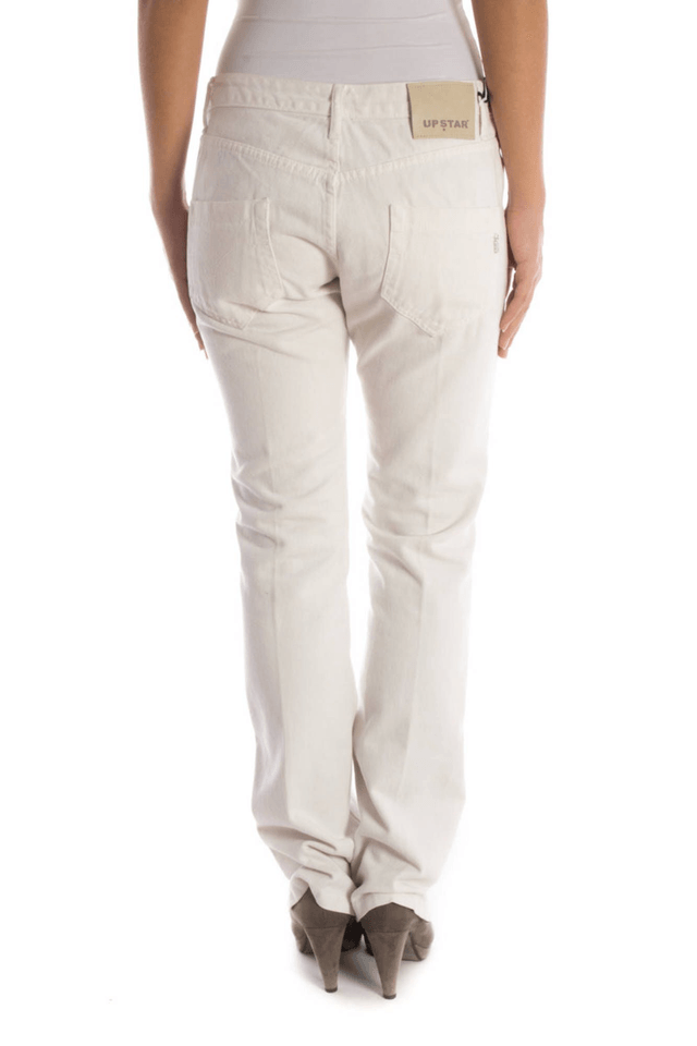 275UP STAR PANTALONE DONNA BIANCO