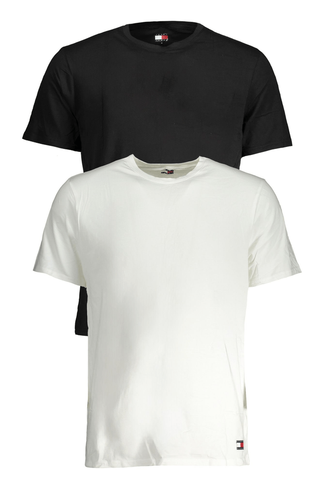 8844TOMMY HILFIGER T-SHIRT ESTERNABILE UOMO NERO