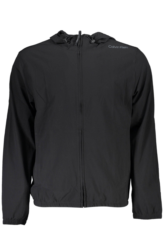 3185CALVIN KLEIN FELPA CON ZIP UOMO NERO