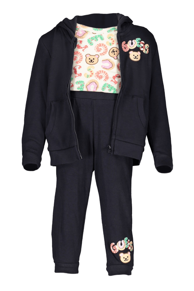 8102GUESS JEANS T-SHIRT MANICHE LUNGHE BAMBINO BLU