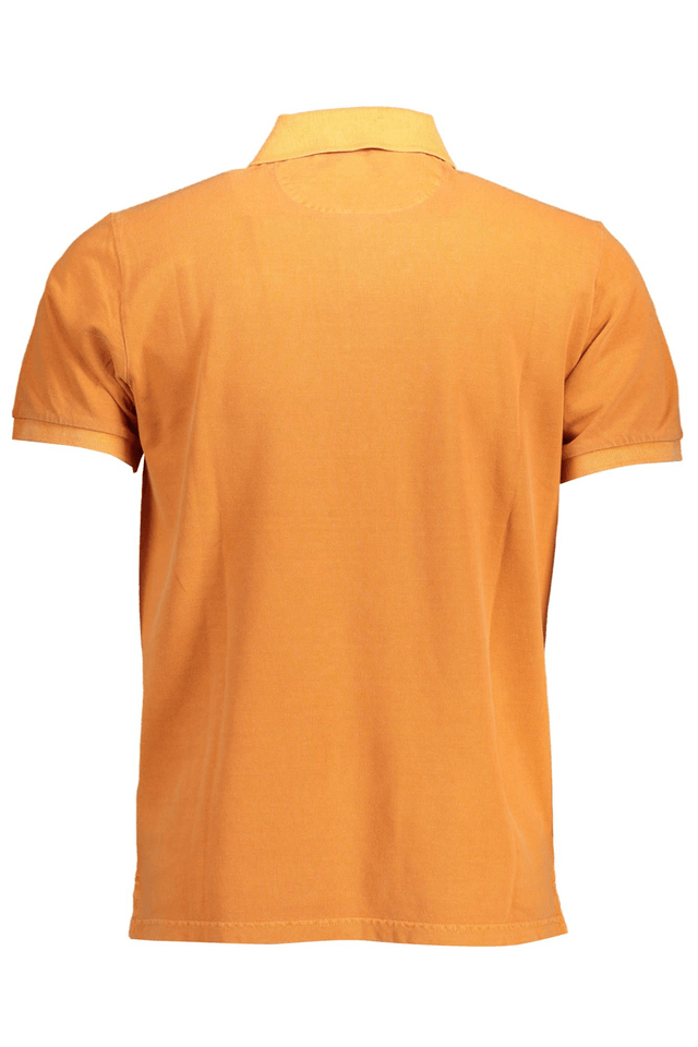 1734GANT POLO MANICHE CORTE UOMO ARANCIO