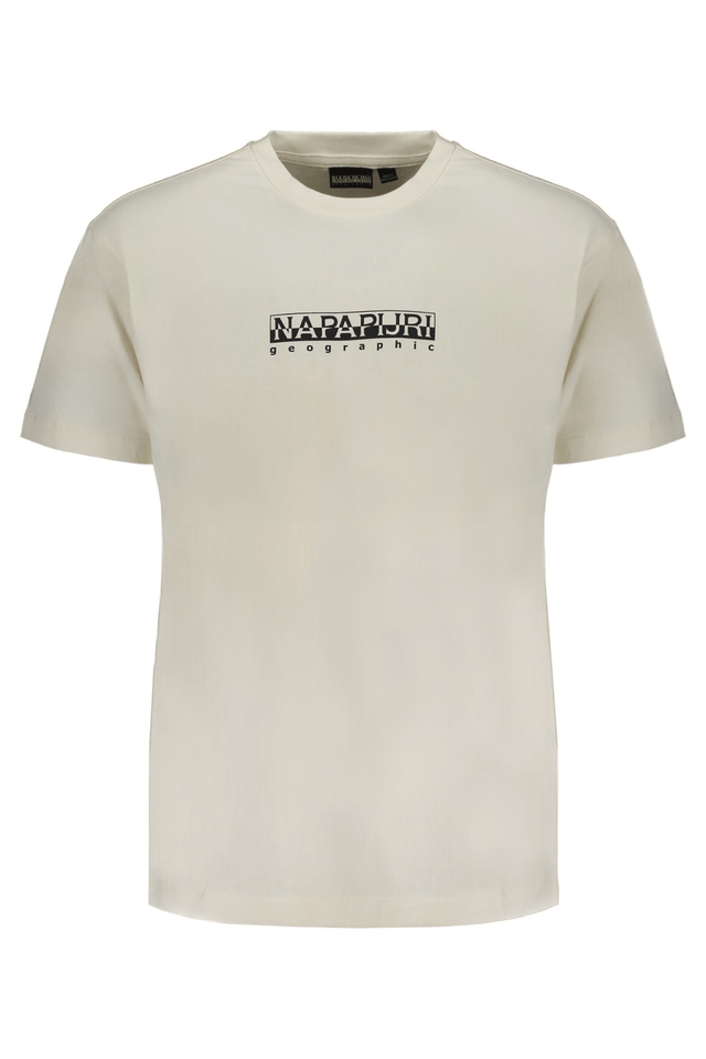 8431NAPAPIJRI T-SHIRT MANICHE CORTE UOMO BIANCO
